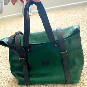 Leather satchel